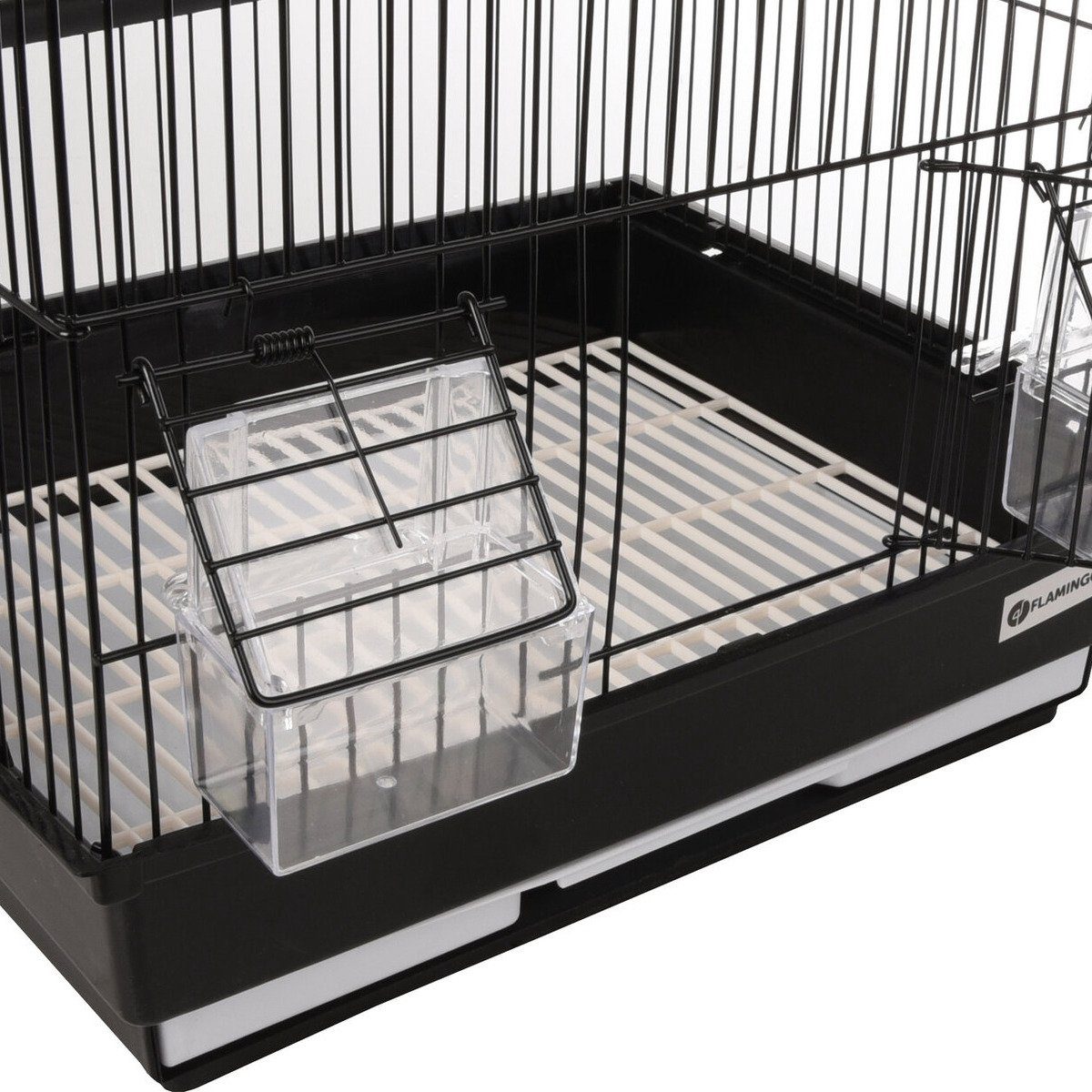Flamingo Vogelkäfig Vogelkäfig Alor 2 schwarz günstig online kaufen