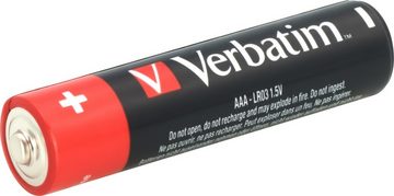 Verbatim Premium Micro/AAA/LR03 Batterie, LR03 (1,5 V, 10 St), 1.5V
