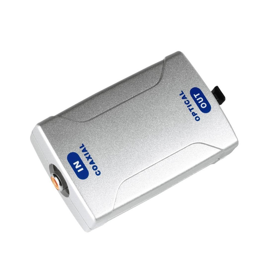 Hama Digital-Konverter, Koax IN/Optical OUT ODT (Toslink) Digital-Converter  Audio-Adapter