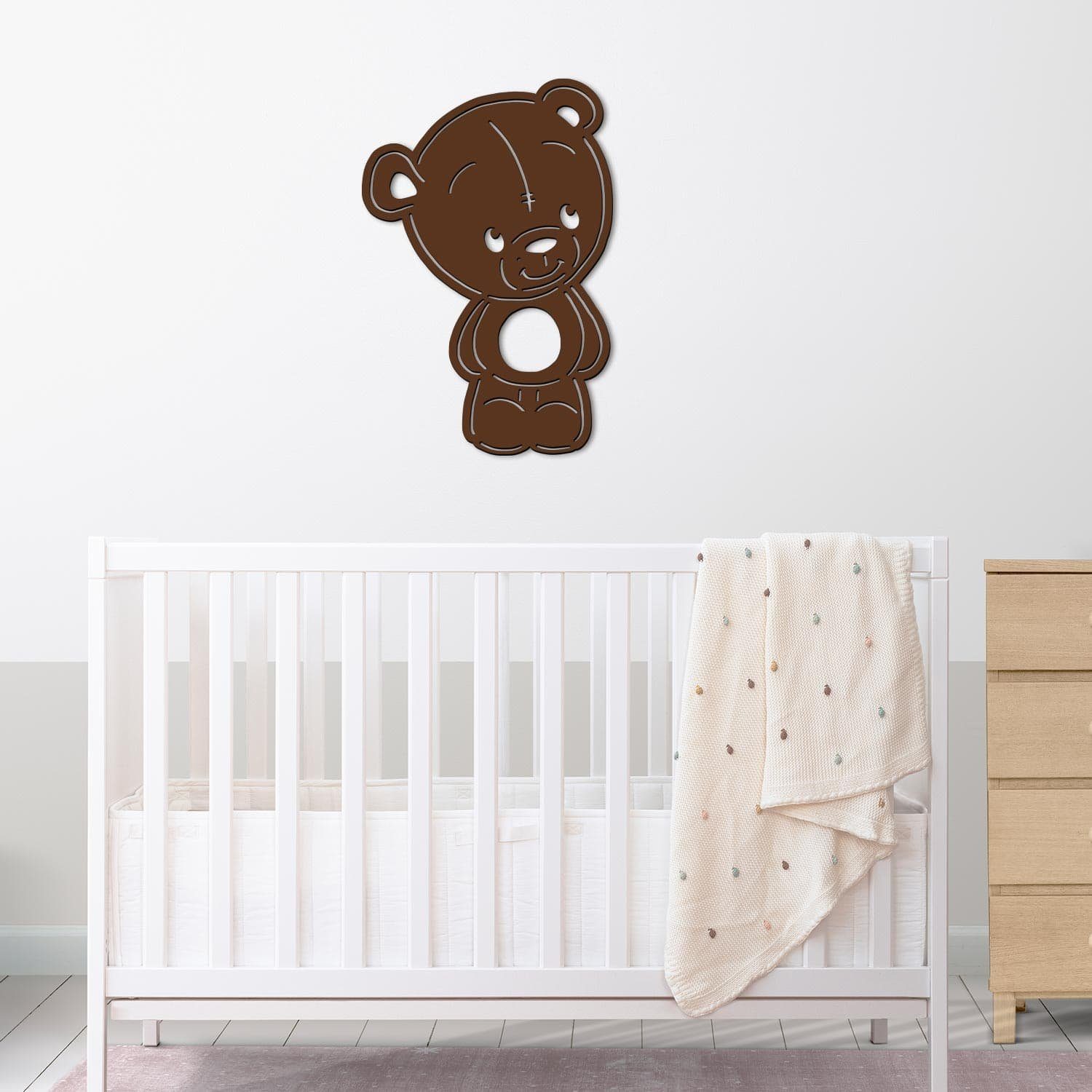 Namofactur LED Nachtlicht LED Wandlampe Nachtlicht Teddy Bär Kinderzimmer, Ohne Zugschalter, LED fest integriert, Warmweiß