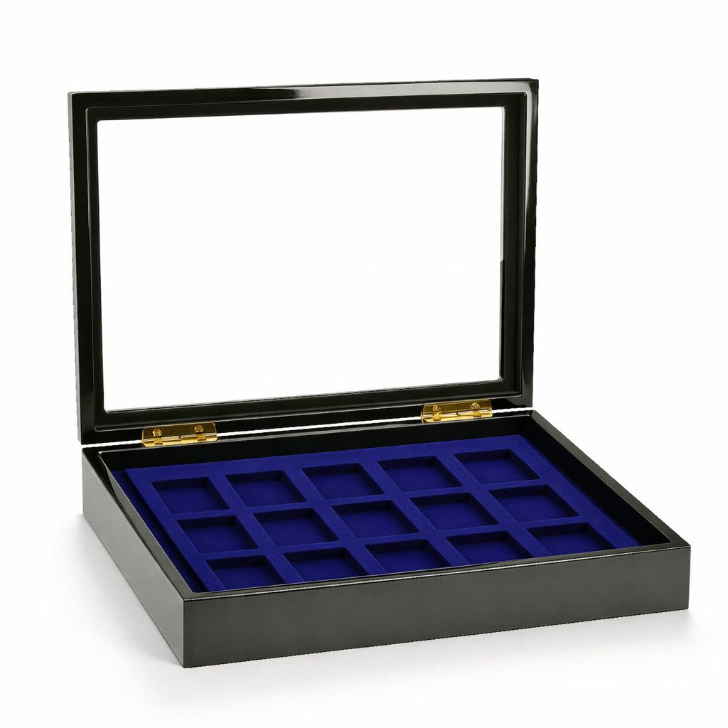 Safe-Album Vitrine Vitrine für Zippo-Feuerzeuge Abdeckung mit Magnetverschluss