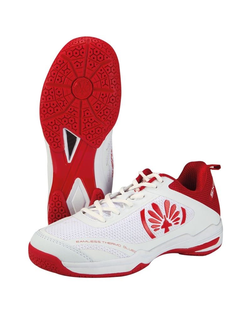 Oliver Hallen-Indoorschuhe SX-8 weiss/rot Herren Badmintonschuh