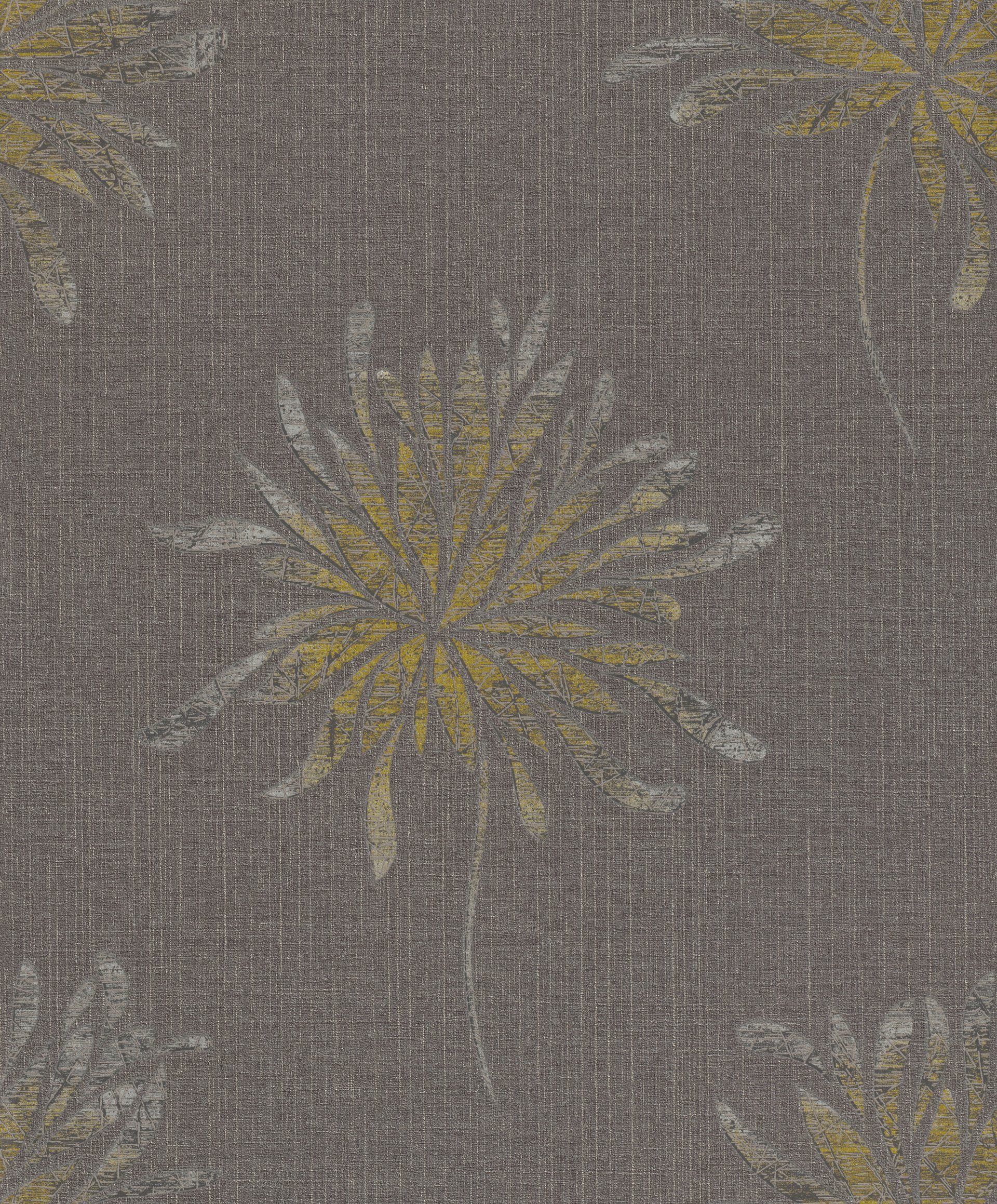 Rasch Vliestapete Andy Wand, strukturiert, geblümt, floral, grau (1 St), metallic, hochwaschbeständig gut lichtbeständig