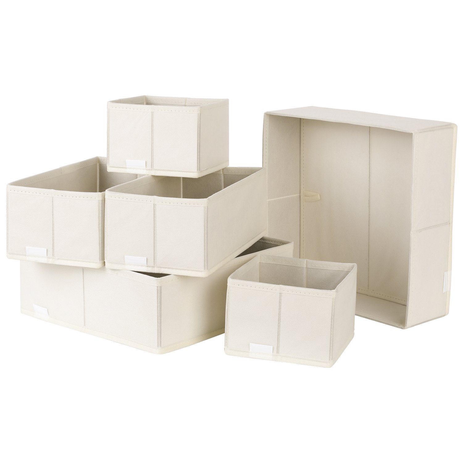 Homfa Aufbewahrungsbox (6/12/18/60 Stück Organizer Faltbox Stoffbox für  Schubladen), Ordnungsbox Ordnungssystem online kaufen | OTTO