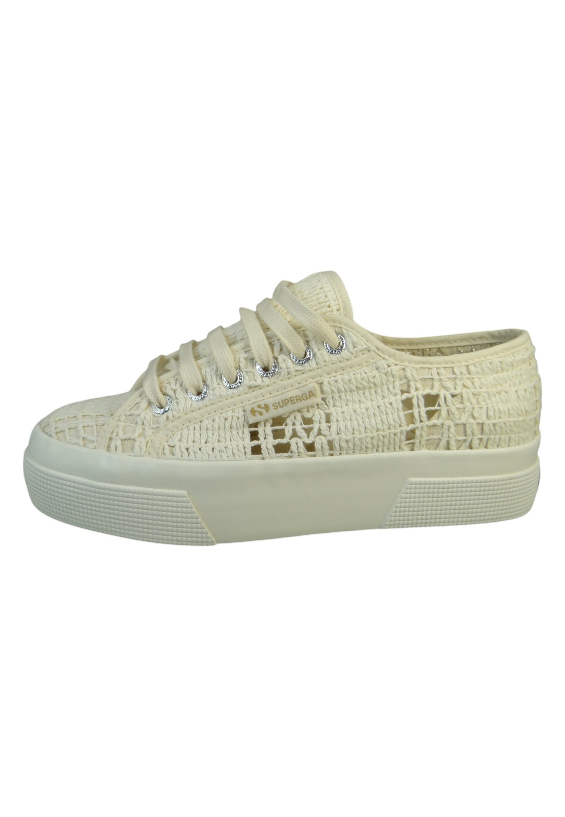 Superga S61448W A0N Beige Raw Braid Favorio Sneaker
