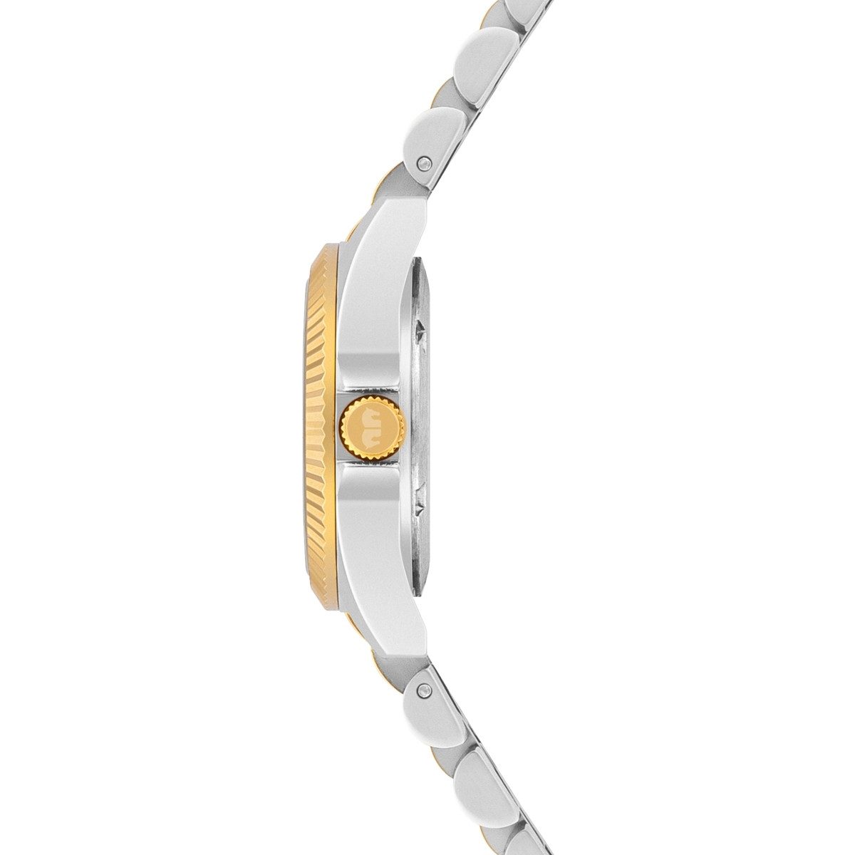 Rhodenwald & Söhne Quarzuhr Cassina silber/gelbgold, Armband aus Edelstahl