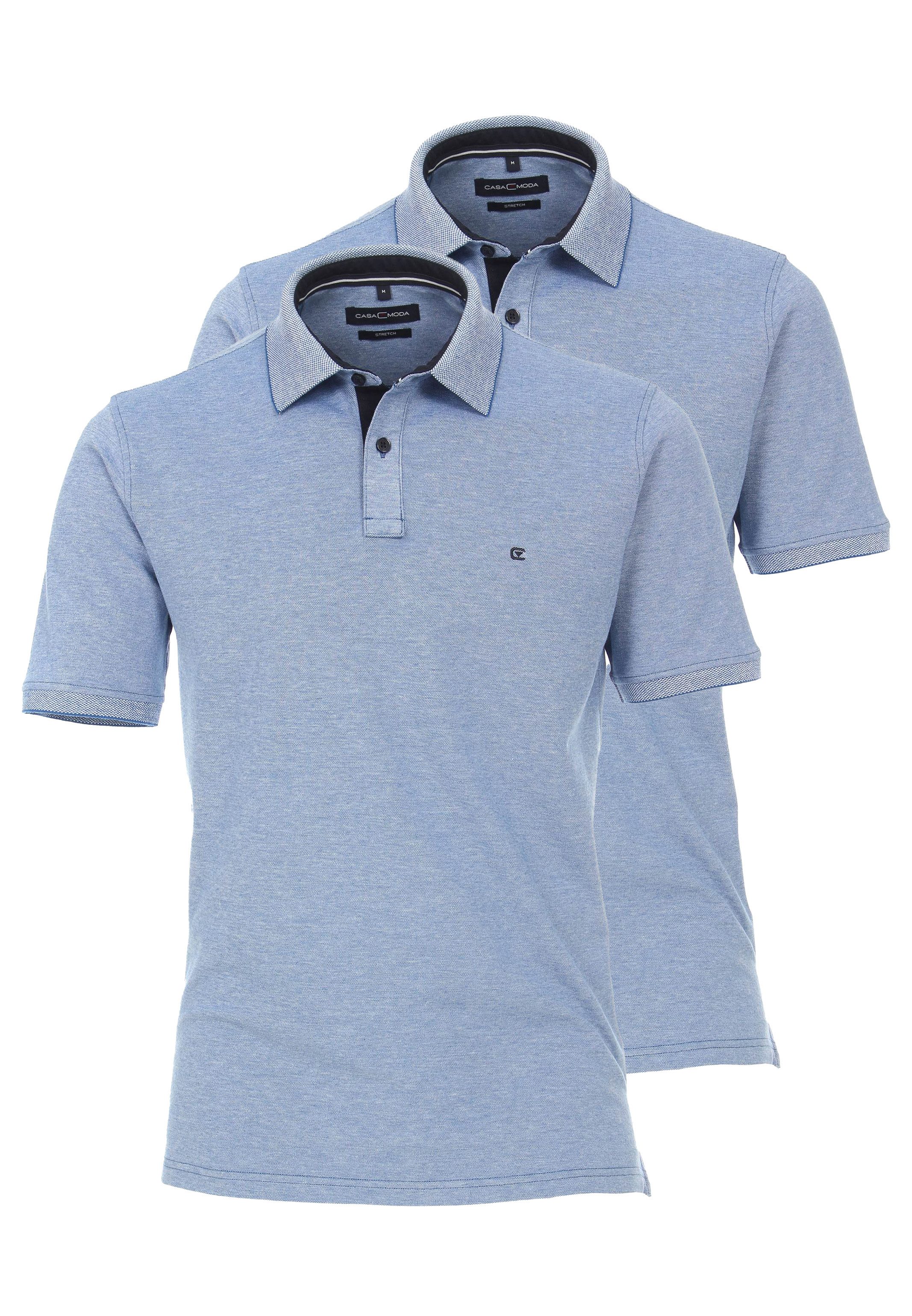 CASAMODA Poloshirt 2er Pack Basic (Spar-Set, günstig online kaufen