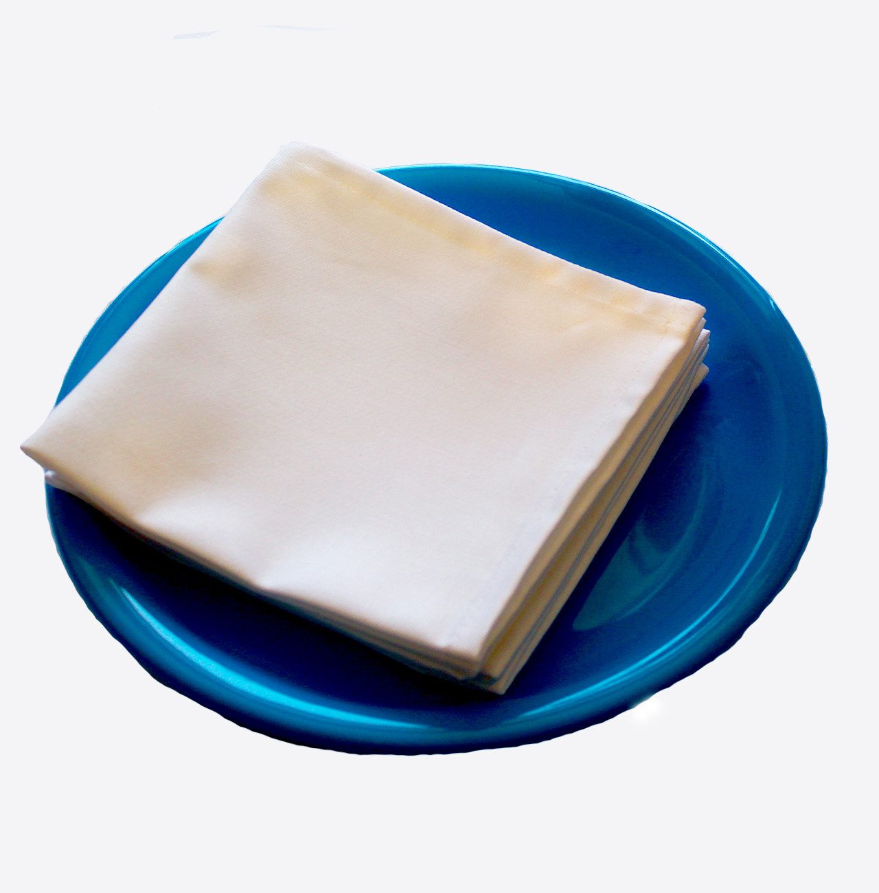 Libusch® Stoffserviette Cocktailservietten weiß, ohne Muster, 30x30cm, Baumwolle, (Menge wählbar, 10 St., Set), uni weiß, Vollzwirn