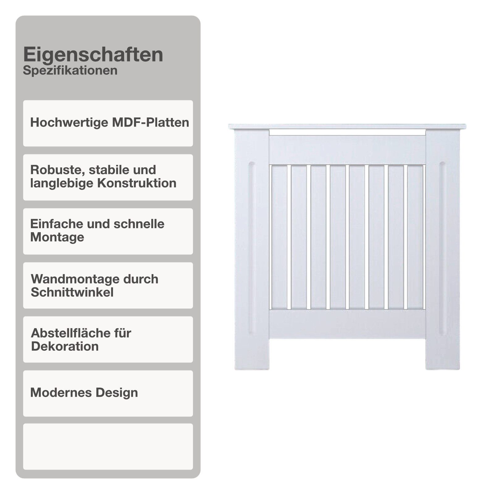 STADO Heizungsverkleidung Heizungsverkleidung Heizkörper Landhaus 78x82x19c günstig online kaufen