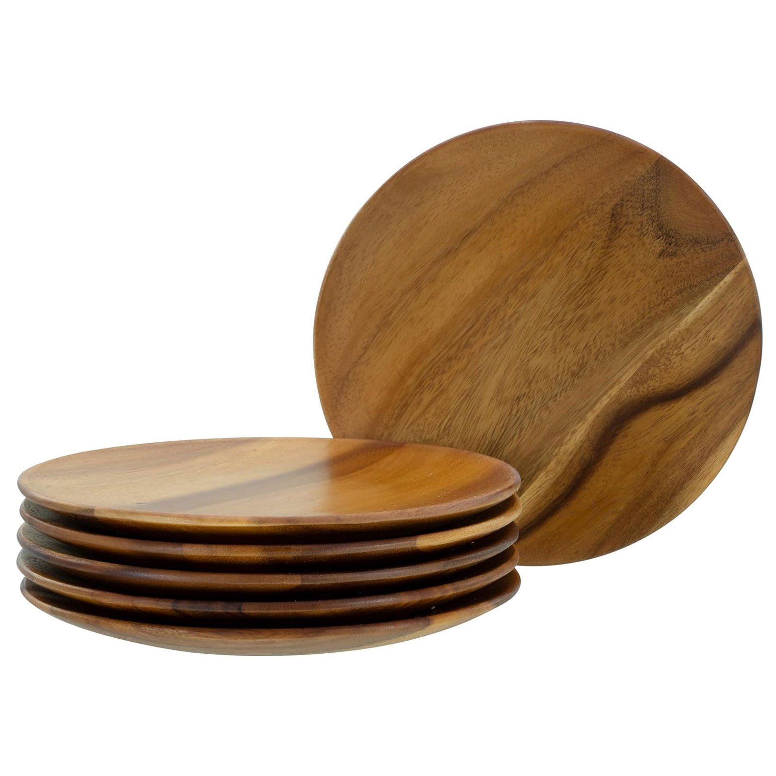 CreaTable Geschirr-Set Nature Collection - Serie Akazienholz, Qualitätsproduktion aus Akazienholz