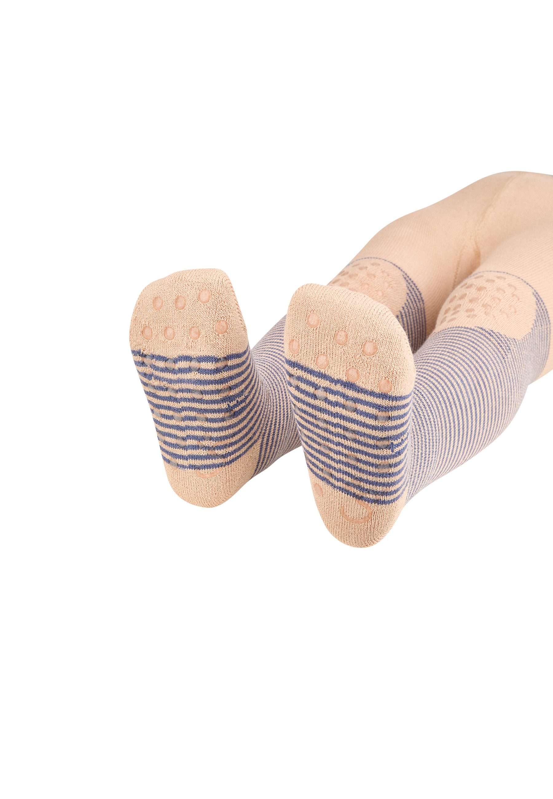 Sterntaler® Strumpfhose Krabbelstrumpfhose Krokodil (1 St) Krabbelstrumpfhose mit ABS-Noppen, Innenfrottee & Krokodil-Po-Motiv