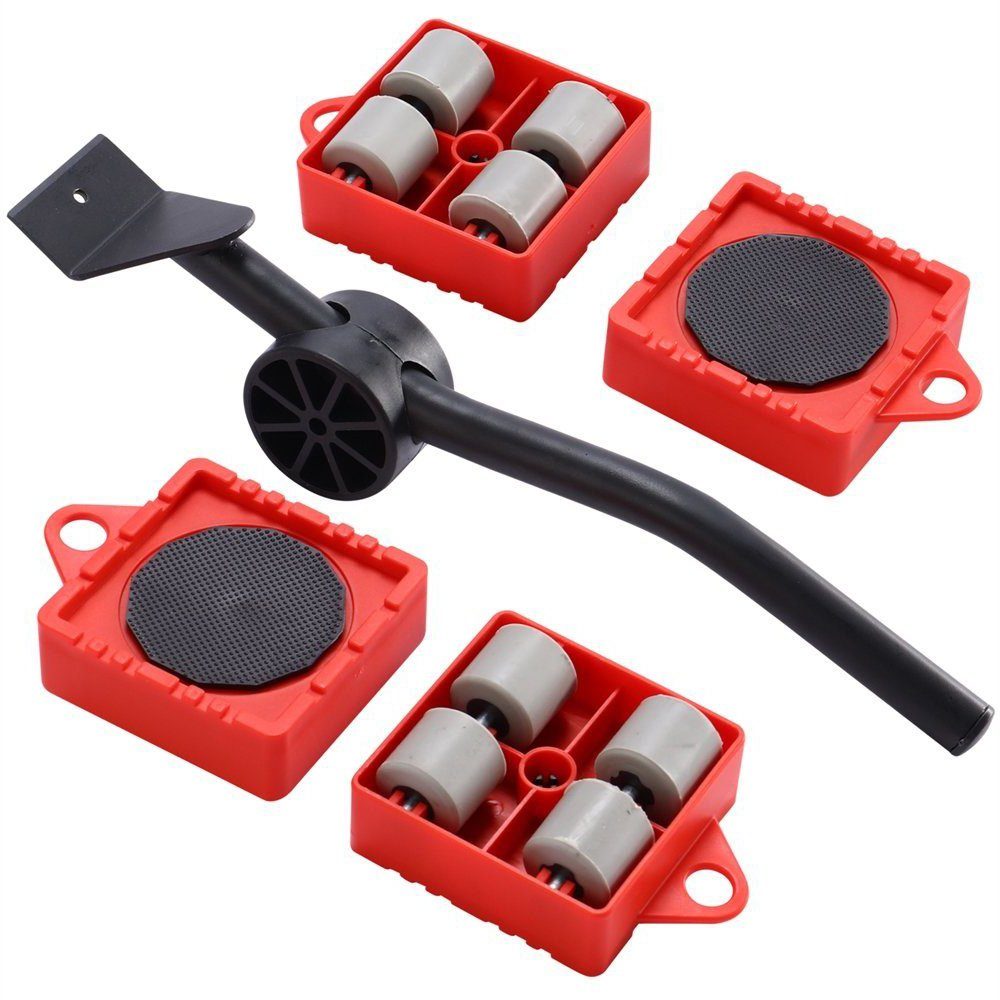 Melko Möbelrolle Möbelrollen Möbeltransport Möbelheber Set 5 tlg. 300 KG Um günstig online kaufen