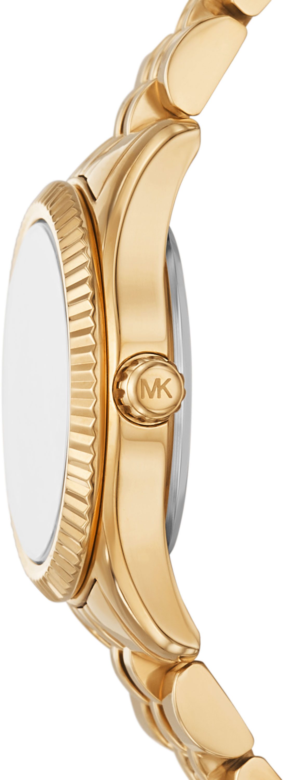 MICHAEL KORS Quarzuhr LEXINGTON MK4842, Armbanduhr, Damenuhr, Edelstahlarmband, analog, Glassteine