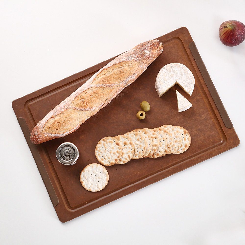 NEOFLAM® Schneidebrett Rocca - Holzfaser Schneidebrett Set 2tlg., Holzfaser, (2-St) – Bild 4 von 4