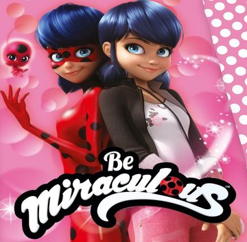 Kinderbettwäsche Miraculous Ladybug - 2 x Wende-Bettwäsche-Set von Herding, 135x200 cm, Miraculous - Ladybug, Baumwolle, 100% Baumwolle