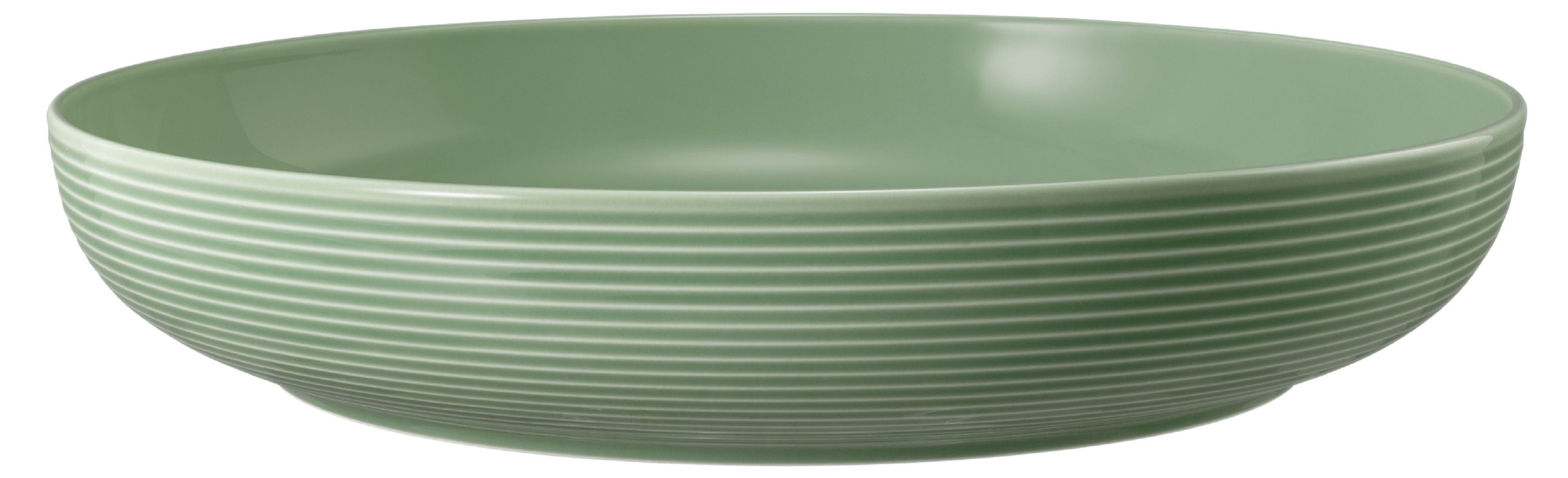 Seltmann Weiden Schale Seltmann Weiden Beat Salbeigrün Foodbowls 28 cm, Porzellan, (1 Foodbowl)