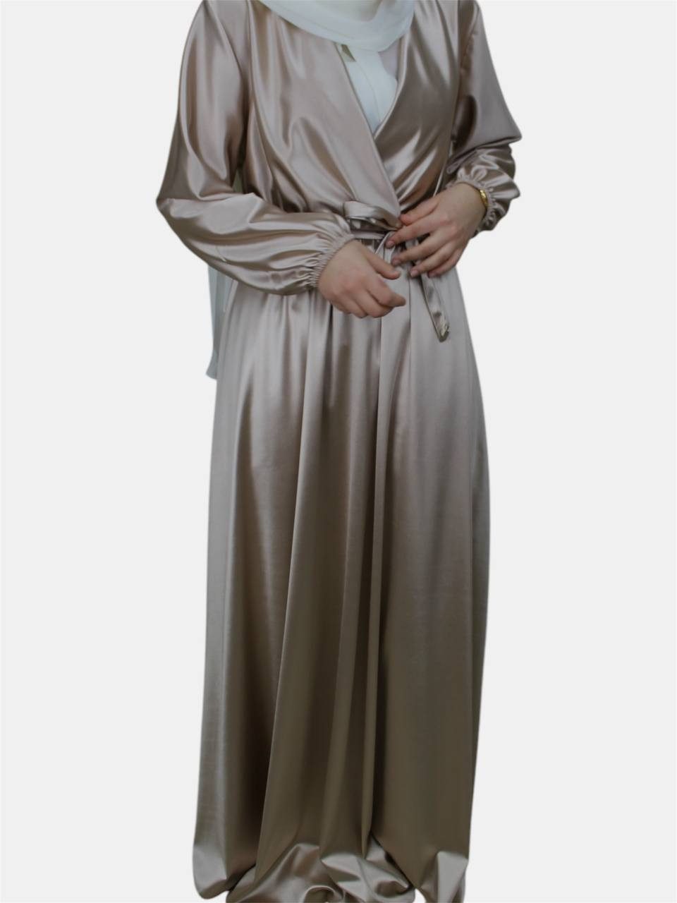 Aymasal Abendkleid langärmliges Maxikleid Damen Abaya günstig online kaufen