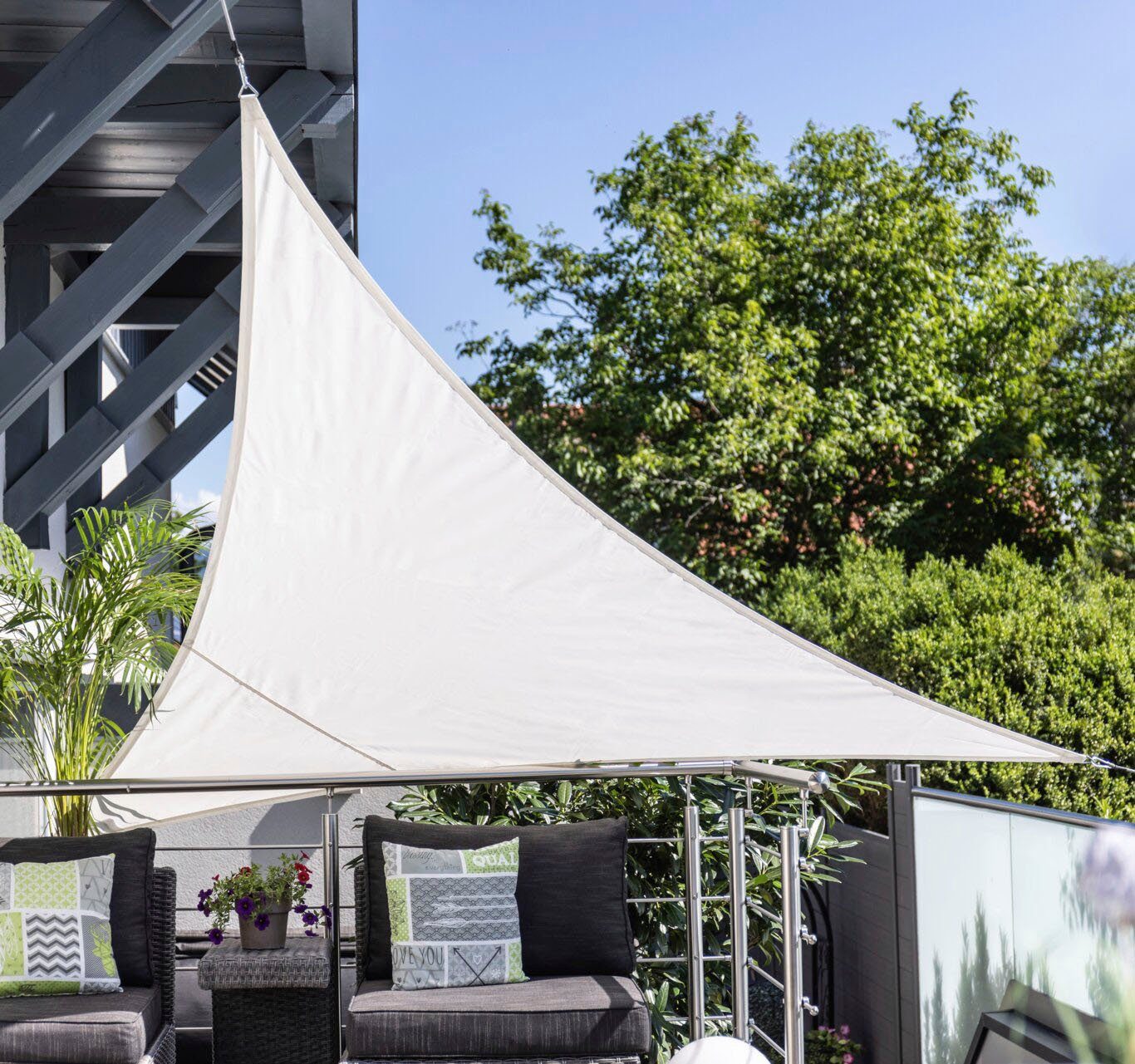 Windhager Sonnensegel "Dreieck", 5x5x5 m, wasserabweisend günstig online kaufen