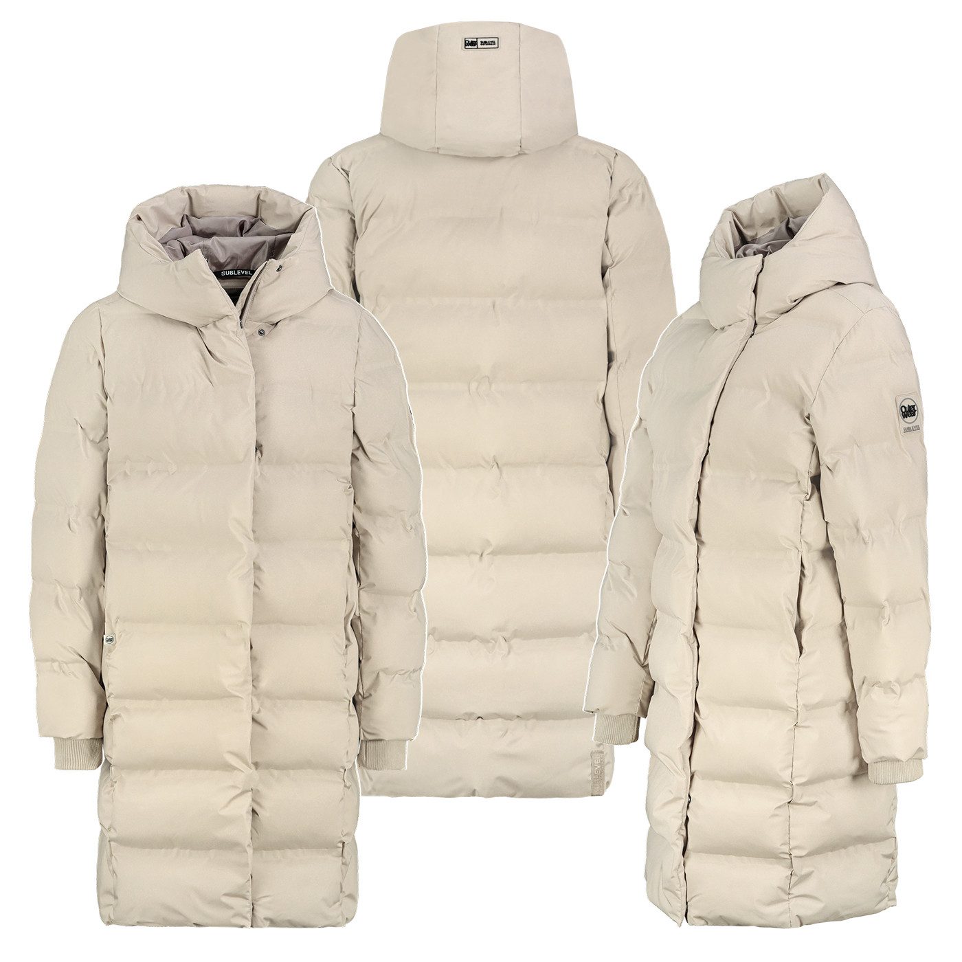 SUBLEVEL Steppmantel Damen Winter Jacke Mantel Parka Steppjacke Steppmantel günstig online kaufen