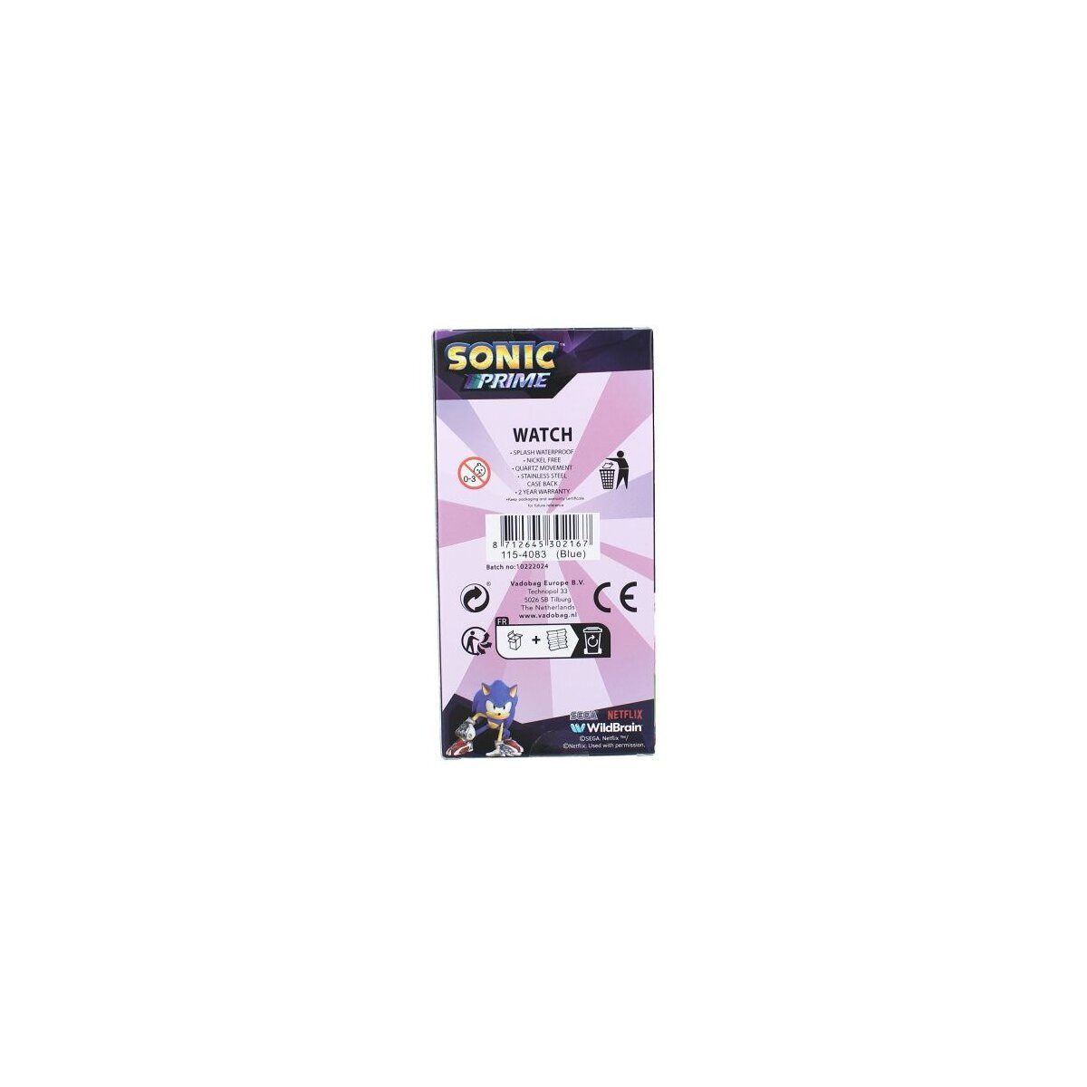 Sonic Digitaluhr Sonic Kinderuhr Armbanduhr für kleine Fans des blauen Helden, (1-tlg)