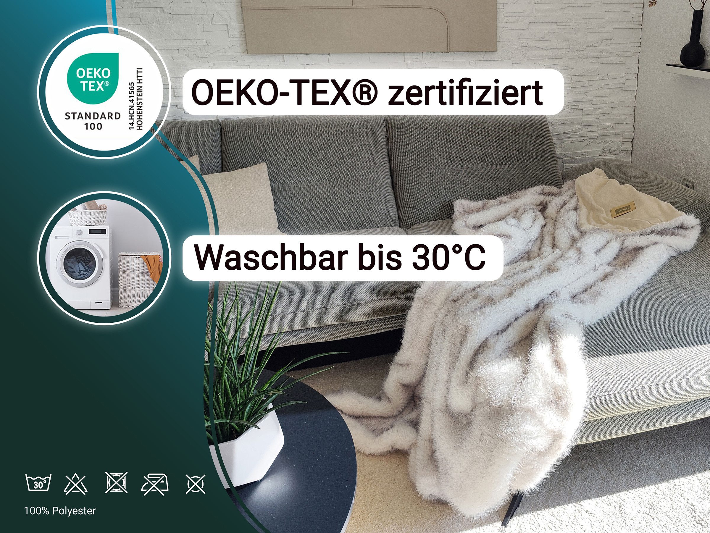 Wohndecke, ZOLLNER, 150 x 200 cm, 100% Polyester, vom Hotelwäschespezialist günstig online kaufen