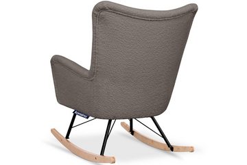 Konsimo Schaukelsessel ADDUCTI Stillsessel, breiter Sitz für mehr Komfort, ein Schaukelstuhl für jeden Stil, Hergestellt in EU
