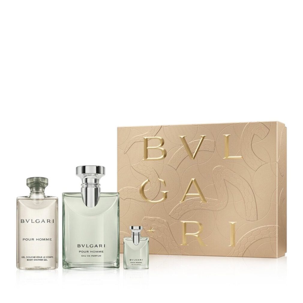 BVLGARI Eau de Parfum Pour Homme EDP 100 ml + EDP MINI 5 ml + SG 75 ml (man)