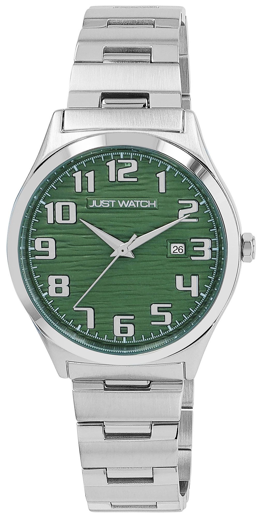 Quarzuhr JW20189 Mit Edelstahl Gliederarmband, Datumsanzeige, D 40 mm, 5