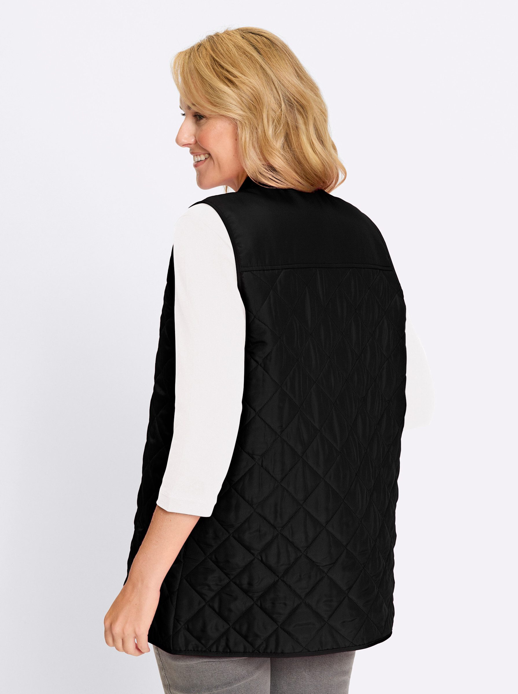 Sieh an! Jerseyweste Longweste . günstig online kaufen