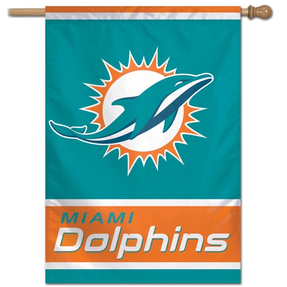 WinCraft Wanddekoobjekt NFL Vertical Fahne 70x100cm Miami Dolphins