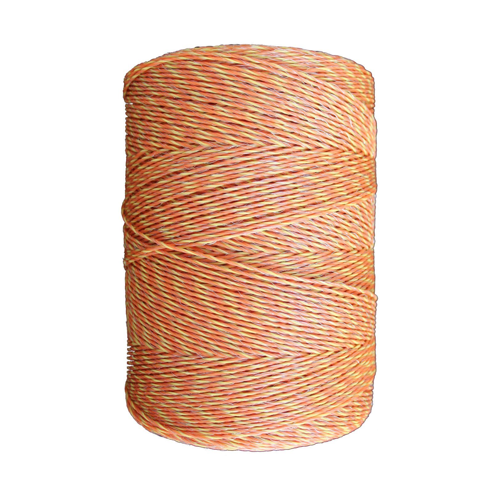 Weidenzaun Weidezaunlitze Basic, gelb/orange, 250 m, 3 Niro