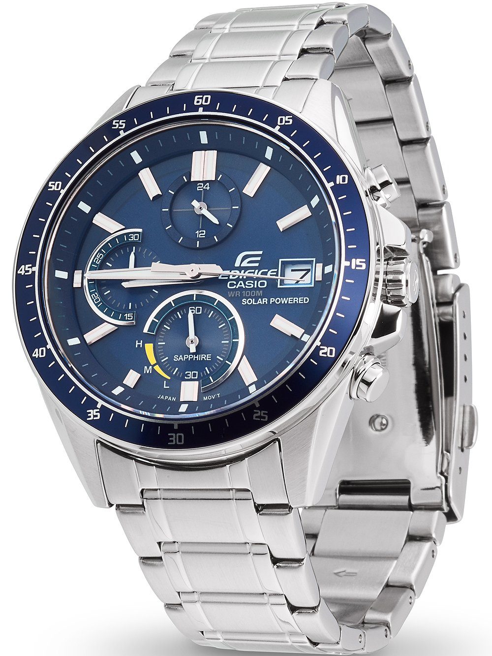 CASIO Quarzuhr Casio EFS-S510D-2AVUEF Edifice Solar Herrenuhr 46mm 10ATM Ca günstig online kaufen