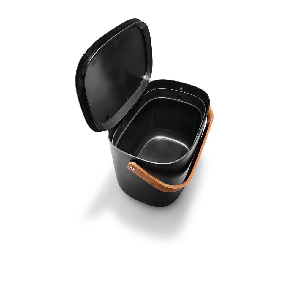 Eva Solo Mülleimer Reflect für 2 Beutel, Black, 16 L