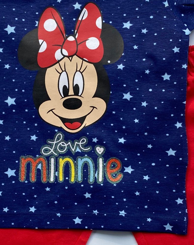 Disney Minnie Mouse MINNIE 5 104 10 6 3 8 7 Pyjama Set Capri-Pyjama 110 MOUSE 4 2 3 128 9 Gr.98 Schlafanzug Kinder Jahre 116 Stück 3x Mädchen