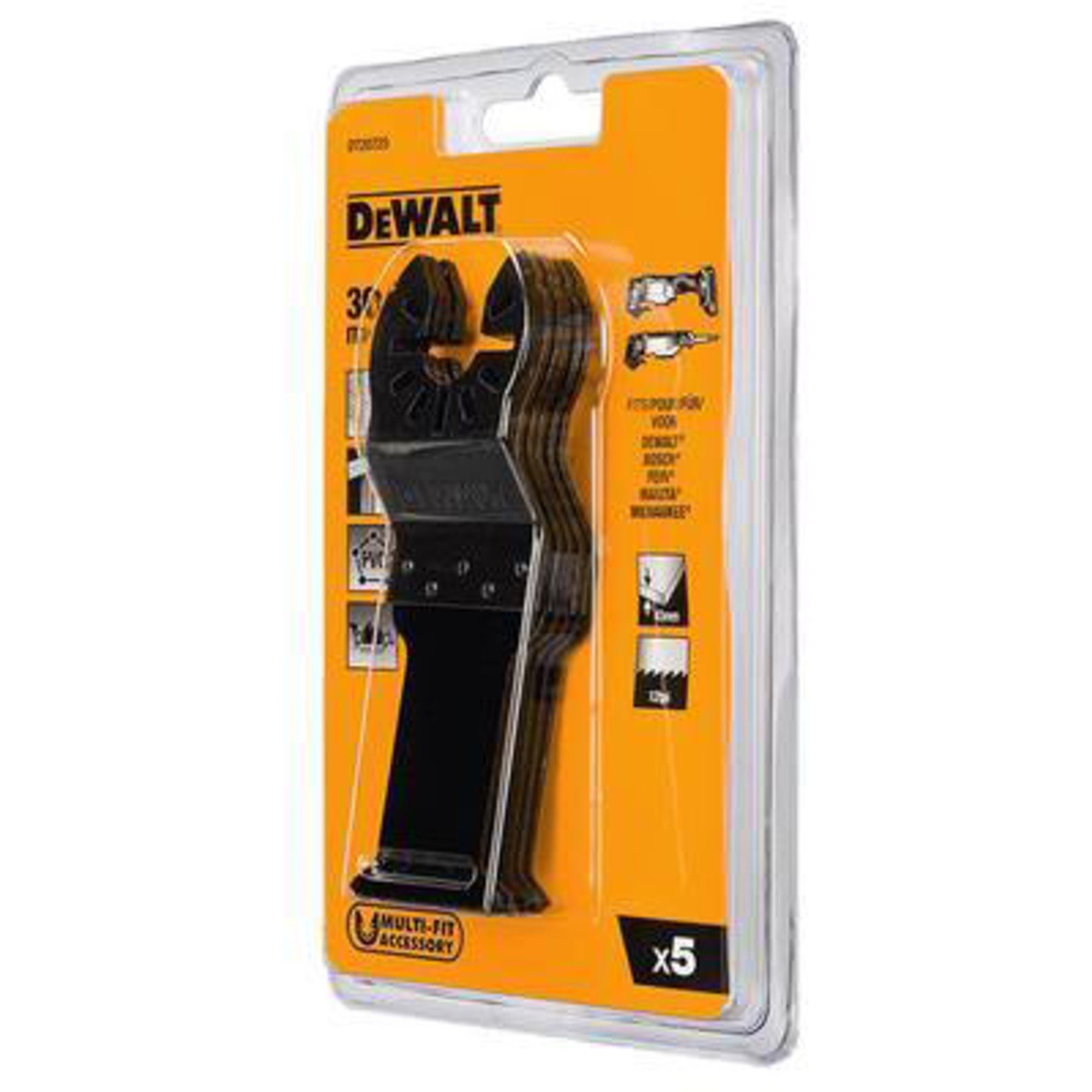 DeWalt Sägeblatt DEWALT Multi-Tool Sägeblatt DT20725, 43 x 30mm, (5