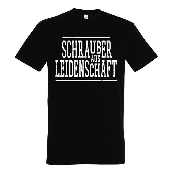 Youth Designz T-Shirt Schrauber Aus Leidenschaft Herren Shirt mit lustigem Spruch Print