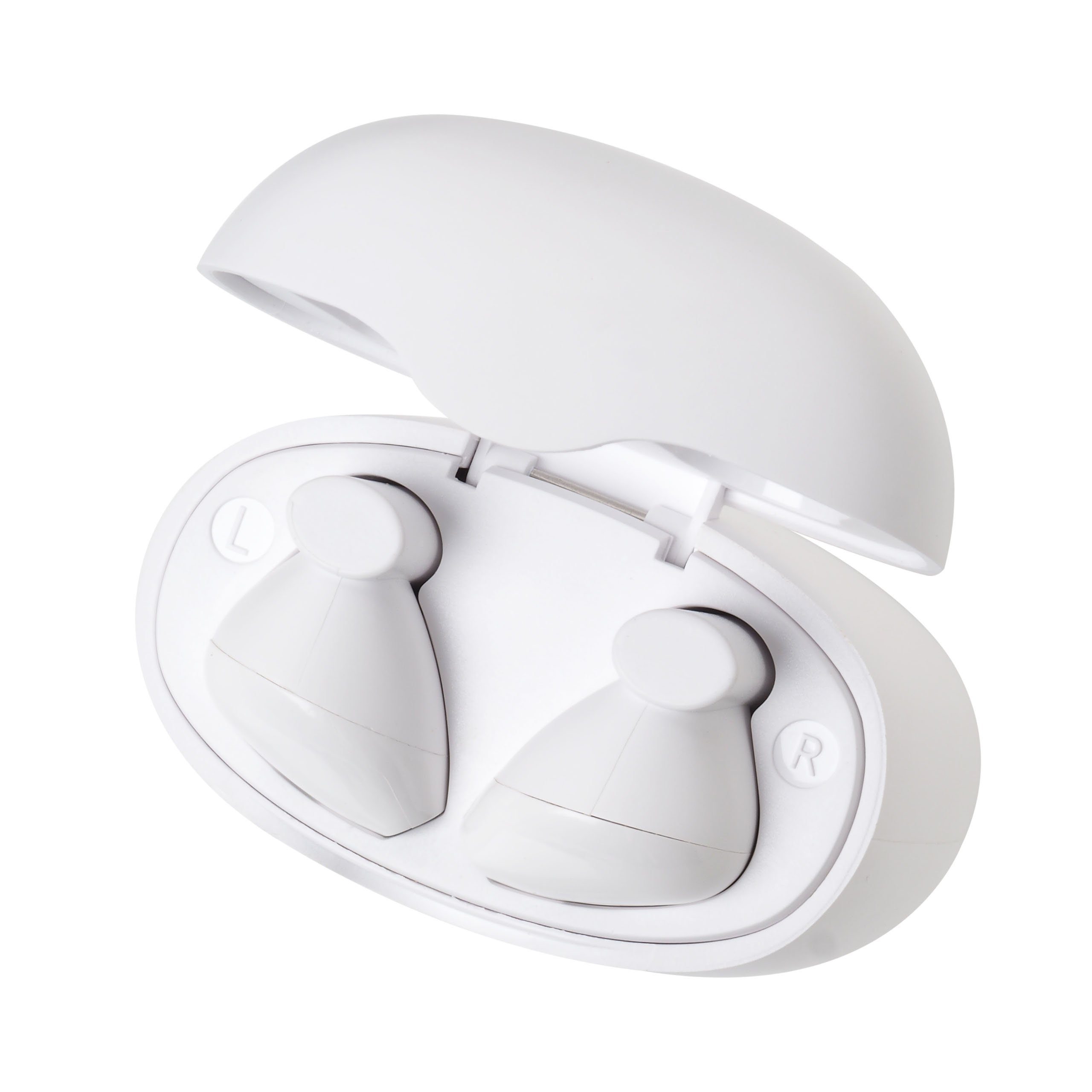Blaupunkt 15 (im integrierter weiß TWS Bluetooth) In-Ear-Kopfhörer wireless Sprachassistent, Smartphone