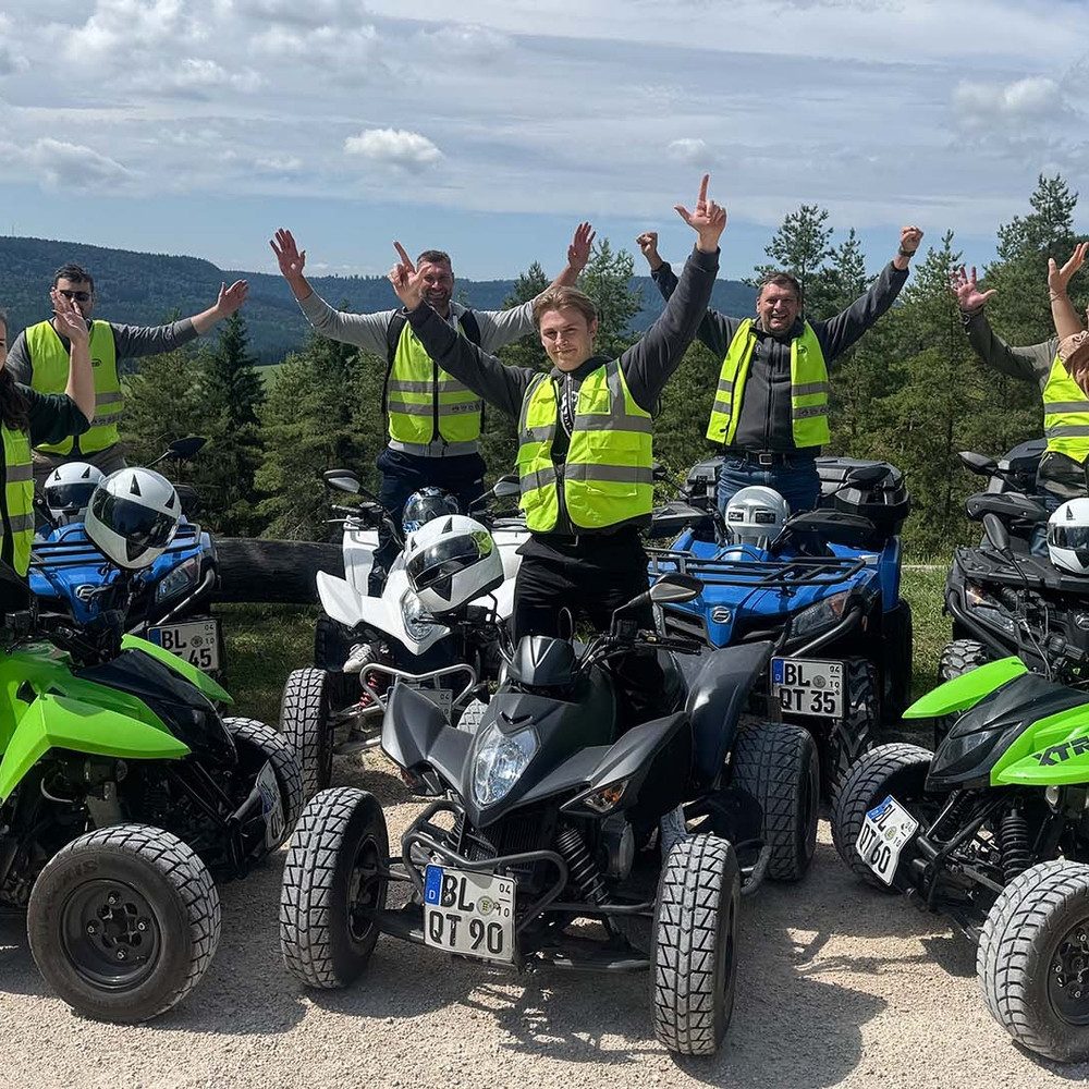 mydays Erlebnisgutschein Quad Erlebnistour Zollernalb, Freiheit spueren auf vier Raedern
