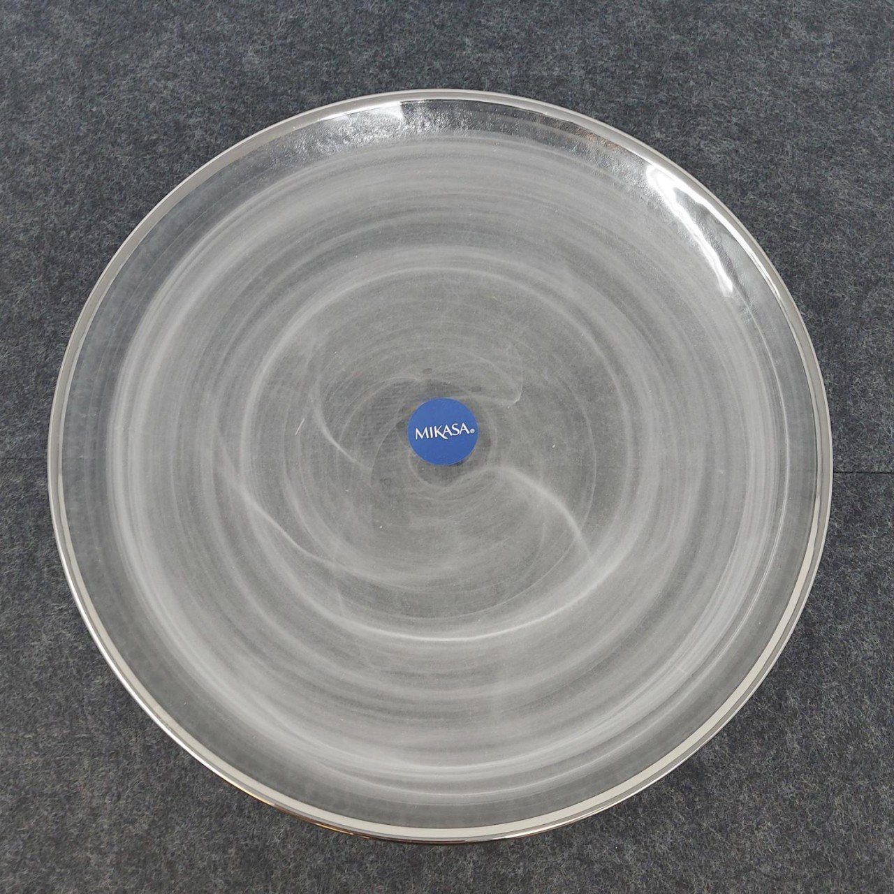 Weiß Glas Platzteller, D:31cm H:2cm Tops Creative