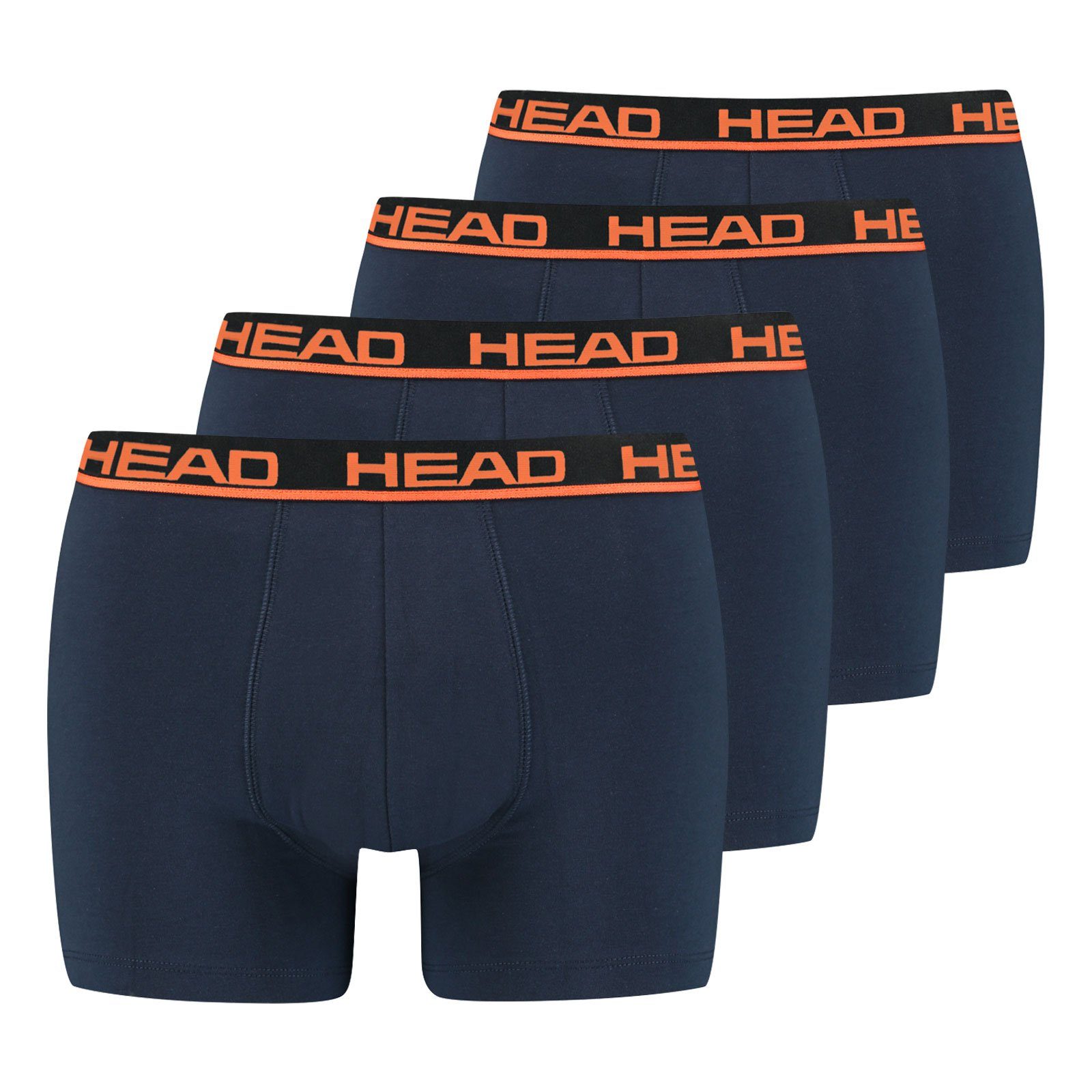 Head Boxer Basic (4-St) mit umlaufendem Markenschriftzug am Bund