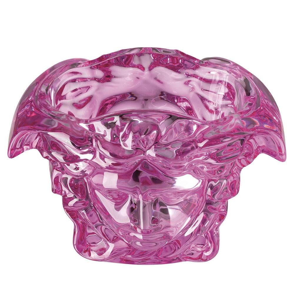 Versace Dekovase by Rosenthal Vase Medusa Grande Pink Glas (19cm)