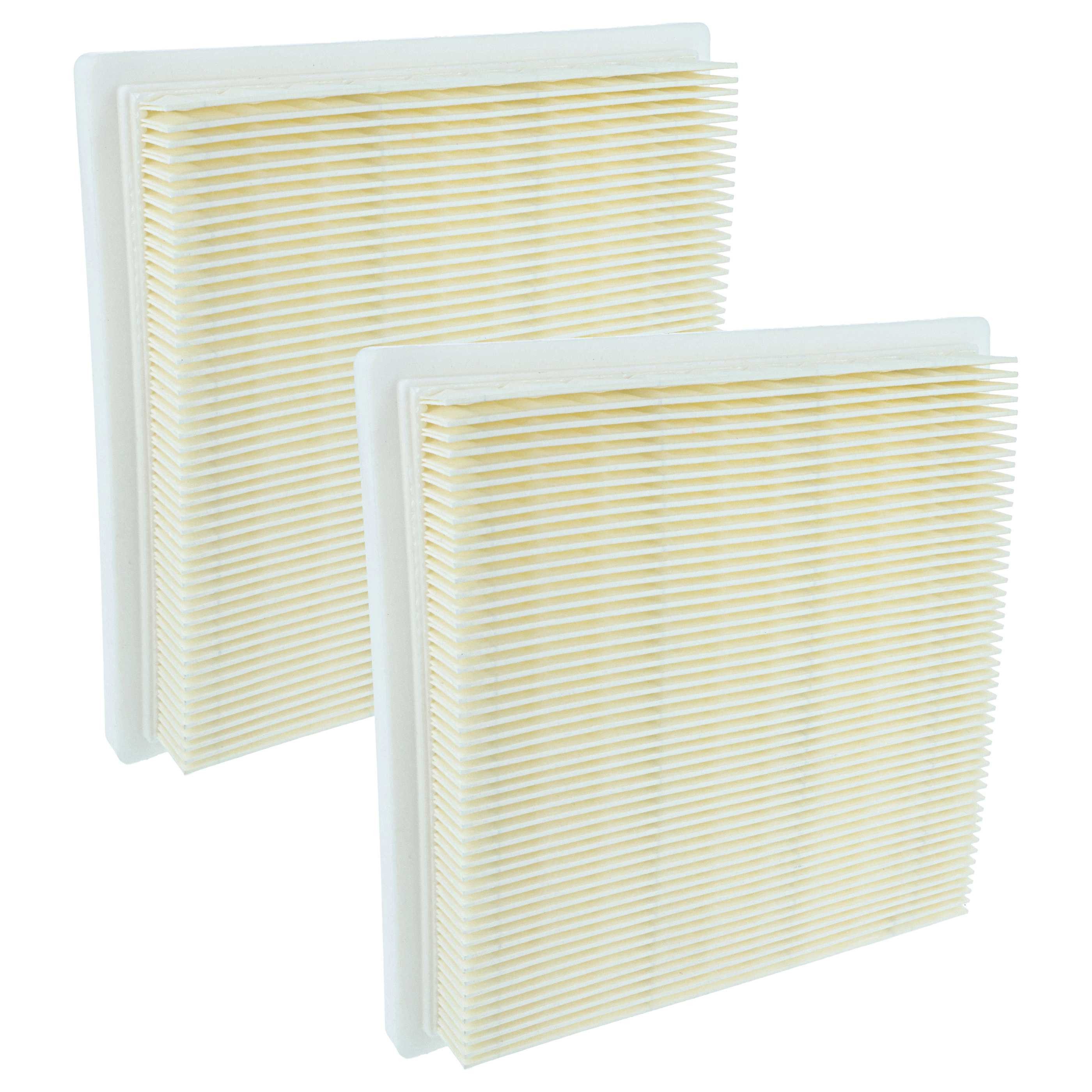vhbw Flachfaltenfilter passend für Bosch AdvancedVac 18V-8 Staubsauger, Nass- und Trockensaug, für Staubsauger, (2-St), Hochwertiges Filter-Set für Nass-/Trockensauger, Für noch besseres