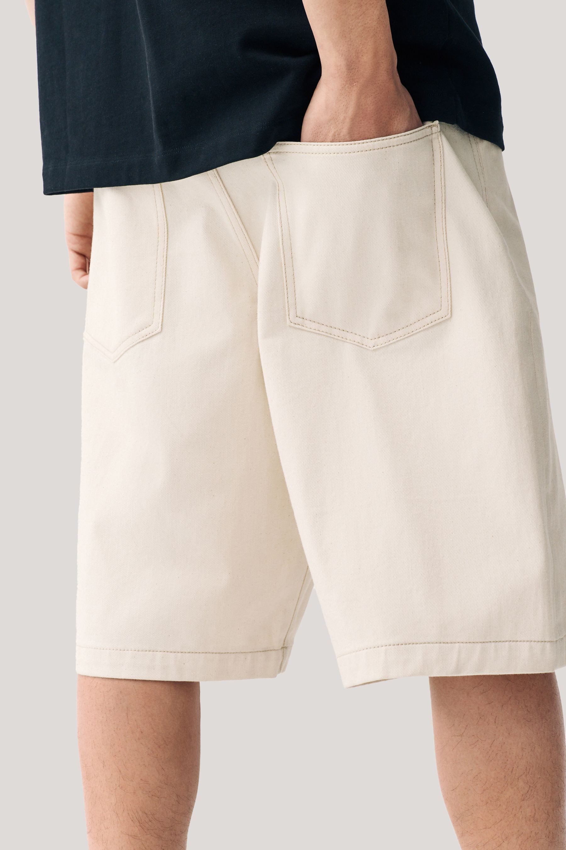 Next Jeansshorts Denimshorts im Relaxed Fit (1-tlg) günstig online kaufen