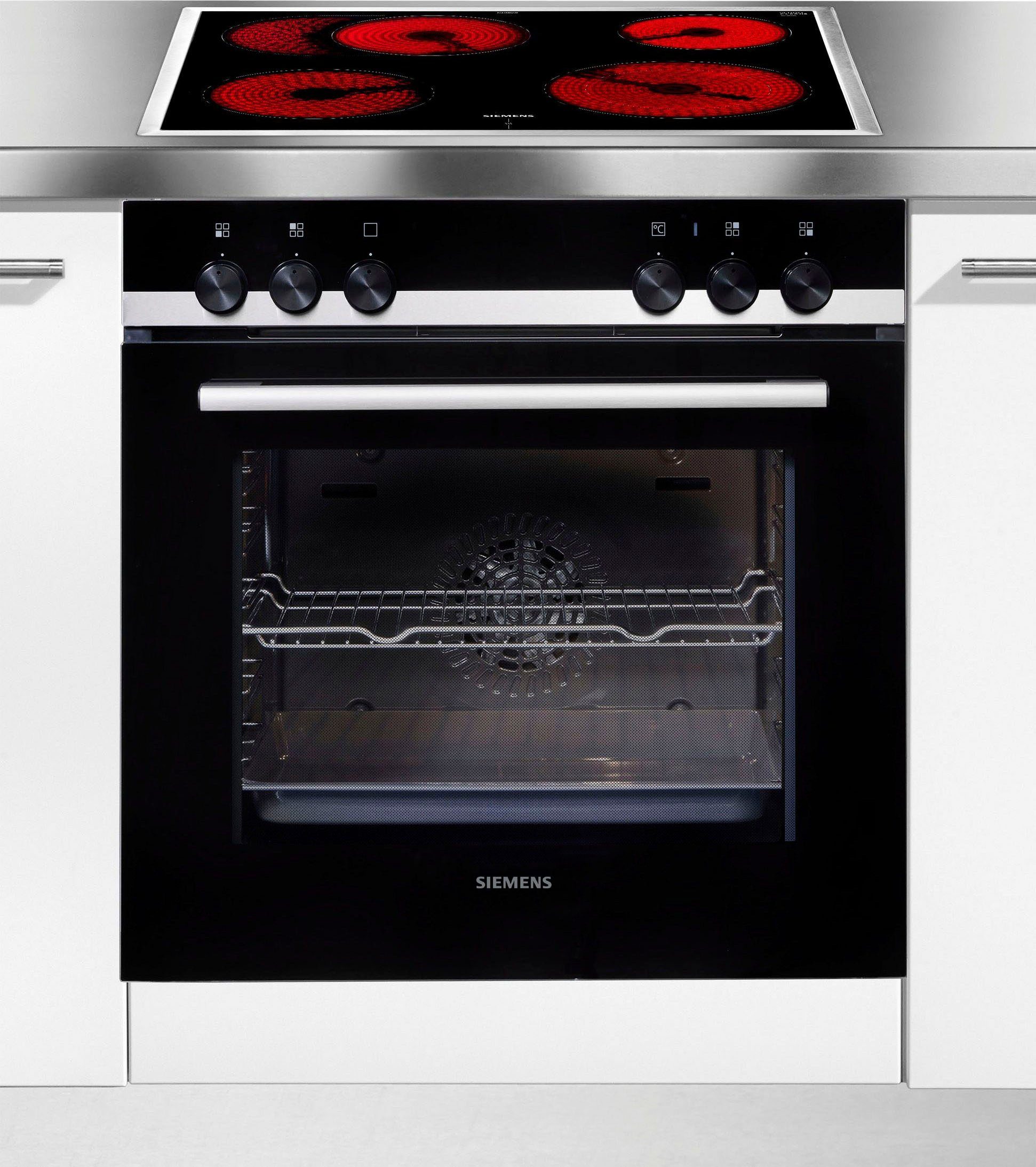 SIEMENS Elektro-Herd-Set EQ000KA00, mit 3D-Heißluft