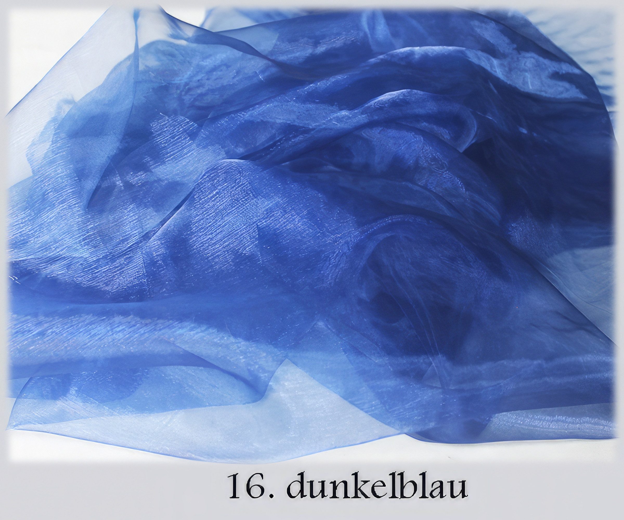 Yudu Stoff Organza Dekostoff Floristik duchsichtig 1,50M breite Kleidung
