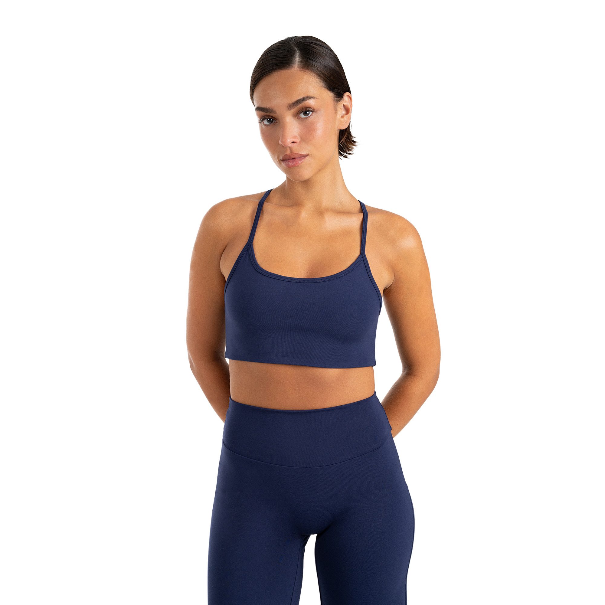 Smilodox Sport-BH Suvi Damen, Bustier, Slim Fit, Fitness Top, Performance Rundhals, Stretch Support, Performance Material, Gym, Yoga