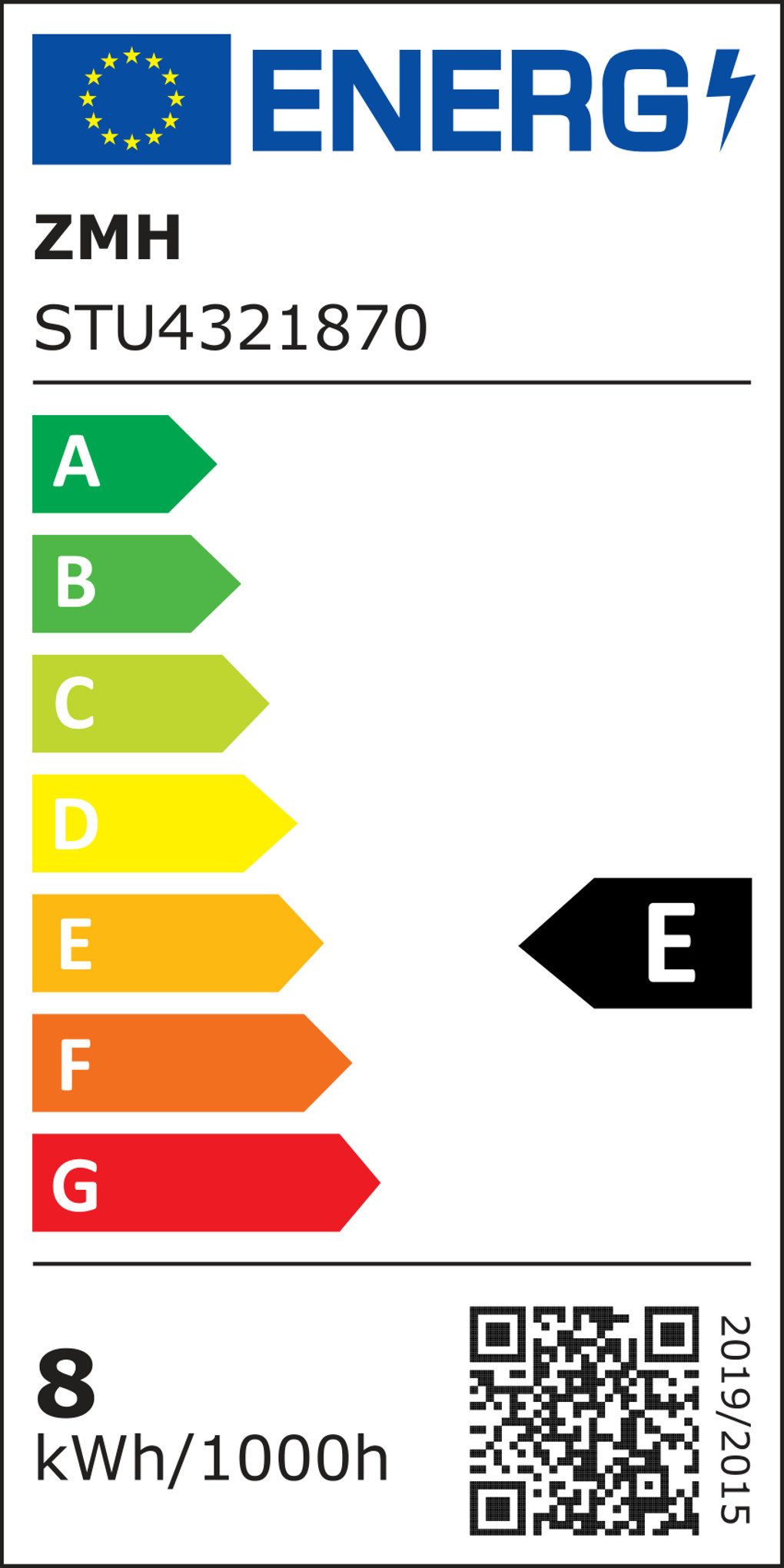 Energieeffizienzklasse: 