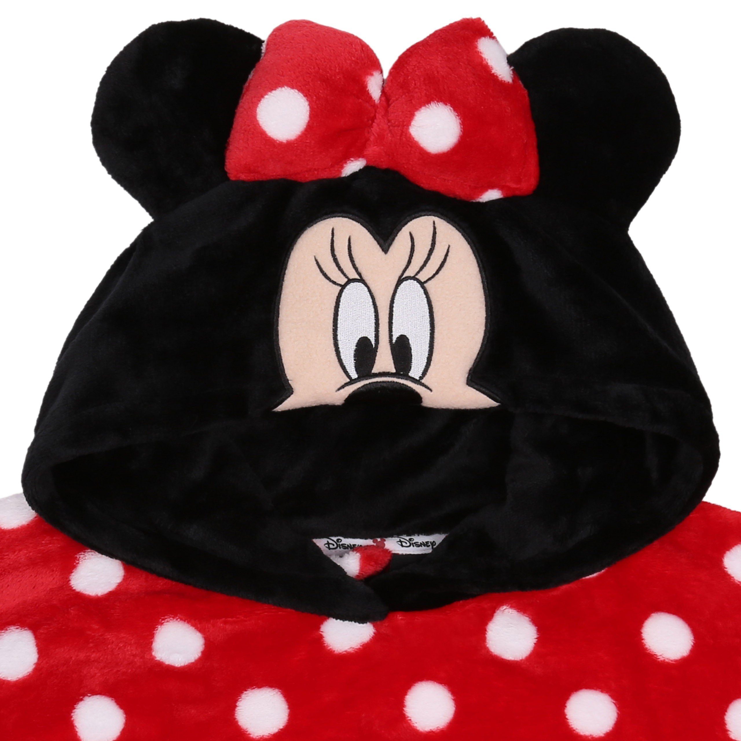Sarcia.eu Bademantel/Snuddie Disney 122-140 cm Mouse Mädchen Minnie Kinderbademantel