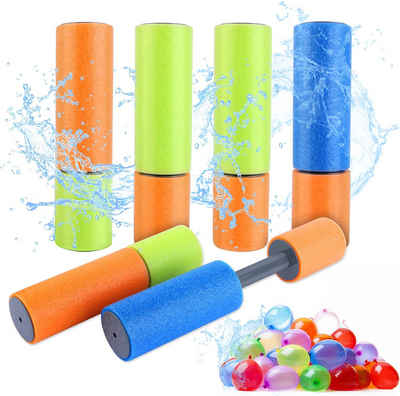 RefinedFlare Wasserpistole Schaumwasserpistolenspielzeug für Poolpartys und Strand (6-tlg)