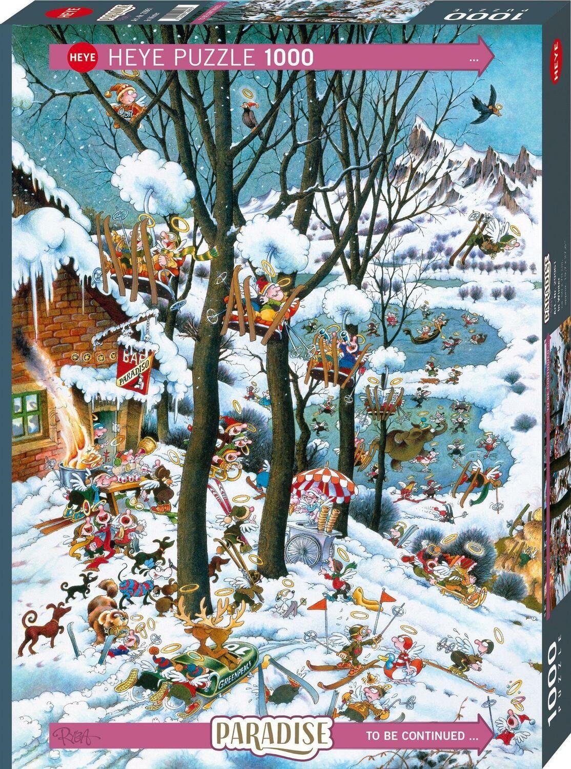 HEYE Puzzle In Winter Puzzle 1000 Teile, Puzzleteile
